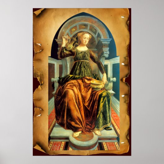 ANTIQUE RENAISSANCE TAROTS 14/TEMPERANZ POSTER (Vorne)