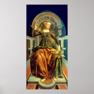 ANTIQUE RENAISSANCE TAROTS 14/TEMPERANZ POSTER