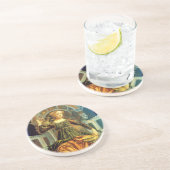 ANTIQUE RENAISSANCE TAROTS 14/TEMPERANZ SANDSTEIN UNTERSETZER (Seite)