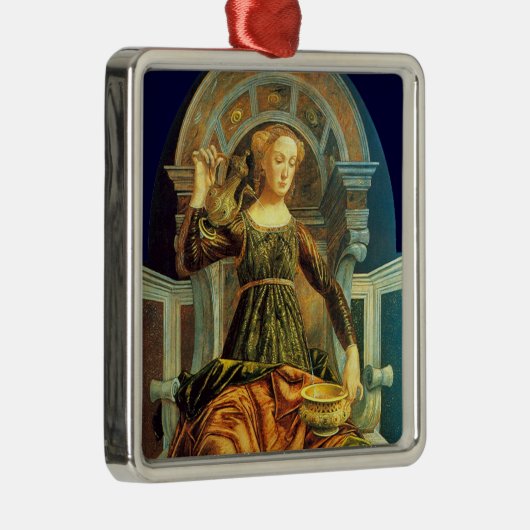 ANTIQUE RENAISSANCE TAROTS 14/TEMPERANZ SILBERNES ORNAMENT (Rechts)