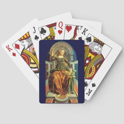 ANTIQUE RENAISSANCE TAROTS 14/TEMPERANZ SPIELKARTEN (Rückseite)