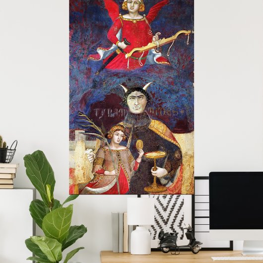 ANTIQUE RENAISSANCE TAROTS 15 / DER ABLAUF POSTER (Heimbüro)