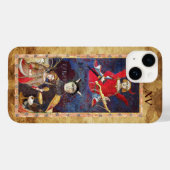 ANTIQUE RENAISSANCE TAROTS 15 / DIE DEVIL Case-Mate iPhone HÜLLE (Rückseite (Horizontal))