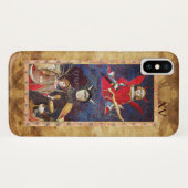 ANTIQUE RENAISSANCE TAROTS 15 / DIE DEVIL Case-Mate iPhone HÜLLE (Rückseite (Horizontal))