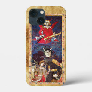 ANTIQUE RENAISSANCE TAROTS 15 / DIE DEVIL iPhone 13 MINI HÜLLE