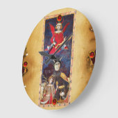 ANTIQUE RENAISSANCE TAROTS 15 /THE DEVIL GROßE WANDUHR (Winkel)