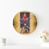 ANTIQUE RENAISSANCE TAROTS 15 /THE DEVIL GROßE WANDUHR (Zuhause)