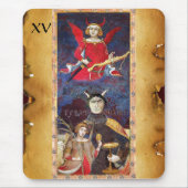 ANTIQUE RENAISSANCE TAROTS 15 /THE DEVIL MOUSEPAD (Vorne)