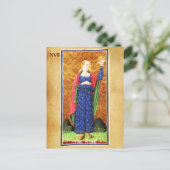 ANTIQUE RENAISSANCE TAROTS 17/ STAR POSTKARTE (Stehend Vorderseite)