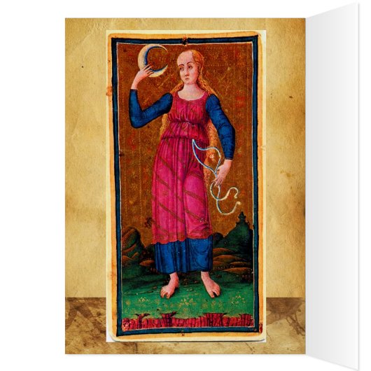 ANTIQUE RENAISSANCE TAROTS 18 / MOND (Innen (Links))