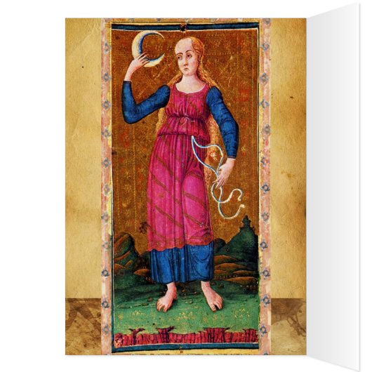 ANTIQUE RENAISSANCE TAROTS 18 / MOND (Innen (Links))