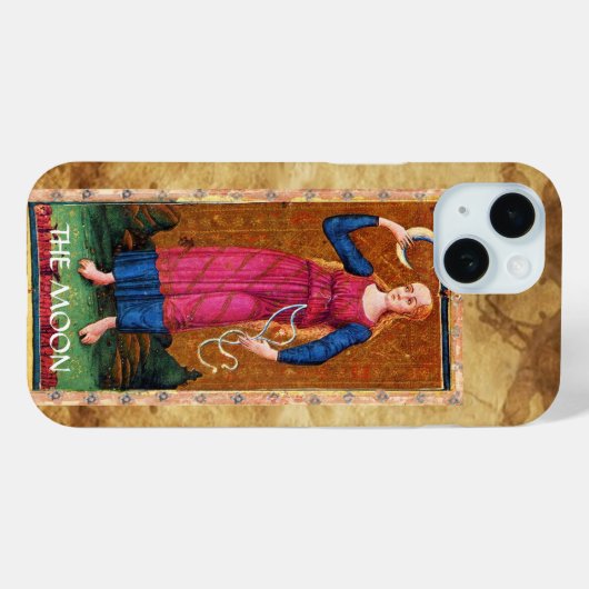 ANTIQUE RENAISSANCE TAROTS 18 / MOND Case-Mate iPhone HÜLLE (Rückseite (Horizontal))