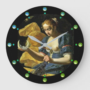 ANTIQUE RENAISSANCE TAROTS 18/MOND GROßE WANDUHR