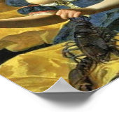 ANTIQUE RENAISSANCE TAROTS 18 / MOND POSTER (Ecke)