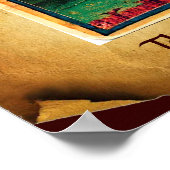 ANTIQUE RENAISSANCE TAROTS 18 / MOND POSTER (Ecke)