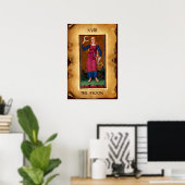 ANTIQUE RENAISSANCE TAROTS 18 / MOND POSTER (Heimbüro)