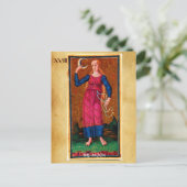 ANTIQUE RENAISSANCE TAROTS 18 / MOND POSTKARTE (Stehend Vorderseite)