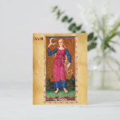 ANTIQUE RENAISSANCE TAROTS 18 / MOND POSTKARTE (Stehend Vorderseite)