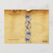 ANTIQUE RENAISSANCE TAROTS 18 / MOND POSTKARTE (Rückseite)