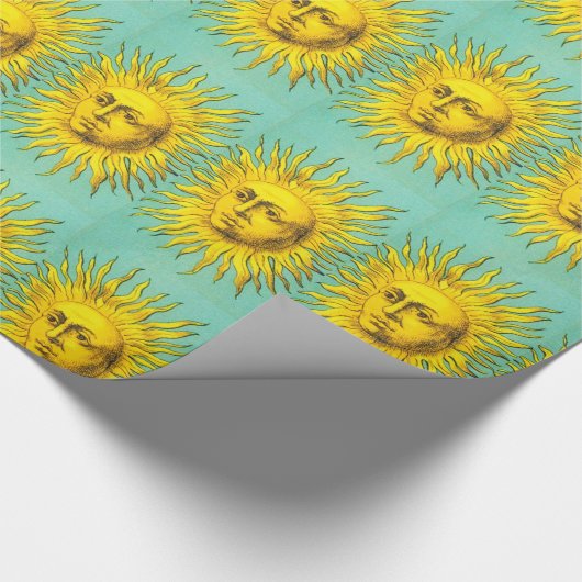 ANTIQUE RENAISSANCE TAROTS 19 DAS SONNENGELBE GESCHENKPAPIER (Ecke)