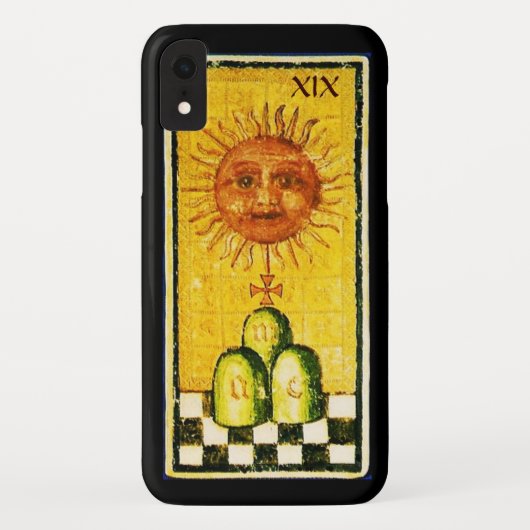 ANTIQUE RENAISSANCE TAROTS 19 / DIE SONNE Case-Mate iPhone HÜLLE (Rückseite)