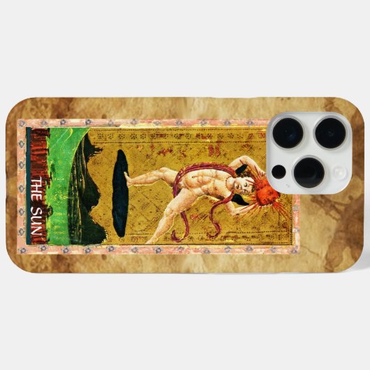 ANTIQUE RENAISSANCE TAROTS 19 / DIE SONNE Case-Mate iPhone HÜLLE (Rückseite (Horizontal))