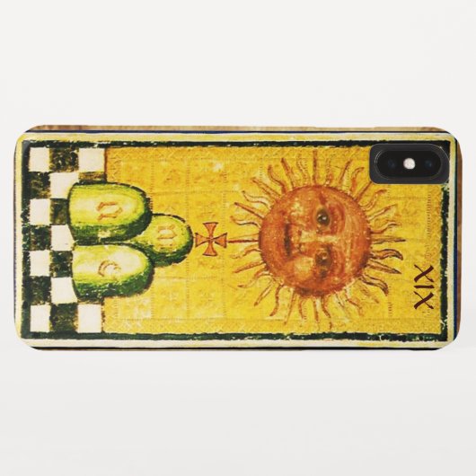 ANTIQUE RENAISSANCE TAROTS 19 / DIE SONNE Case-Mate iPhone HÜLLE (Rückseite (Horizontal))
