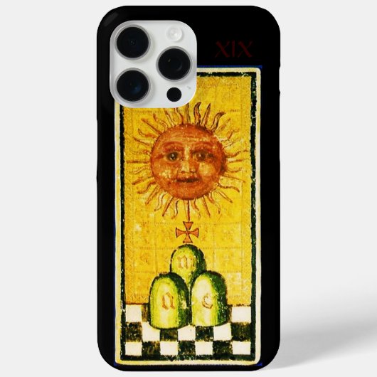 ANTIQUE RENAISSANCE TAROTS 19 / DIE SONNE Case-Mate iPhone HÜLLE (Rückseite)
