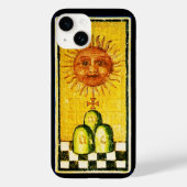 ANTIQUE RENAISSANCE TAROTS 19 / DIE SONNE Case-Mate iPhone HÜLLE (Rückseite)