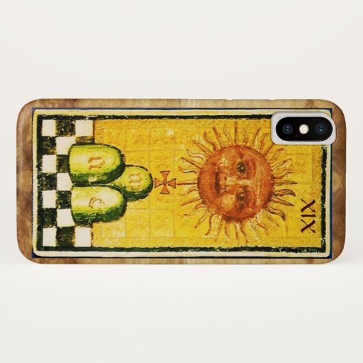 ANTIQUE RENAISSANCE TAROTS 19 / DIE SONNE Case-Mate iPhone HÜLLE (Rückseite (Horizontal))