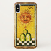 ANTIQUE RENAISSANCE TAROTS 19 / DIE SONNE Case-Mate iPhone HÜLLE (Rückseite)