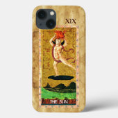 ANTIQUE RENAISSANCE TAROTS 19 / DIE SONNE Case-Mate iPhone HÜLLE (Rückseite)