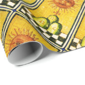 ANTIQUE RENAISSANCE TAROTS 19 / DIE SONNE GESCHENKPAPIER (Rolleneckpunkt)