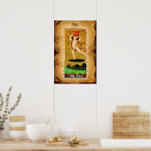 ANTIQUE RENAISSANCE TAROTS 19 / DIE SONNE POSTER (Küche)