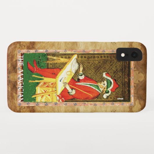 ANTIQUE RENAISSANCE TAROTS 1 / DER MAGIKER Case-Mate iPhone HÜLLE (Rückseite (Horizontal))