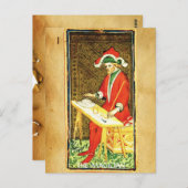 ANTIQUE RENAISSANCE TAROTS 1 / DER MAGIKER POSTKARTE (Vorne/Hinten)