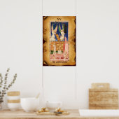 ANTIQUE RENAISSANCE TAROTS 20 / DAS URTEIL POSTER (Küche)