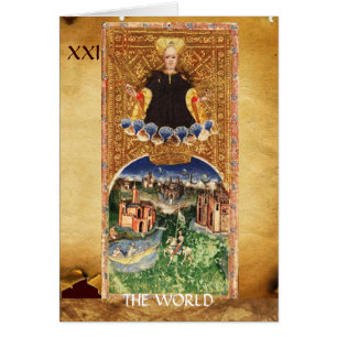 ANTIQUE RENAISSANCE TAROTS 21/ DIE WELT