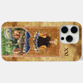 ANTIQUE RENAISSANCE TAROTS 21 / DIE WELT Case-Mate iPhone HÜLLE (Rückseite (Horizontal))
