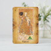 ANTIQUE RENAISSANCE TAROTS 2 / PAPIER ( WOHLTÄTIGK ANKÜNDIGUNG (Stehend Vorderseite)