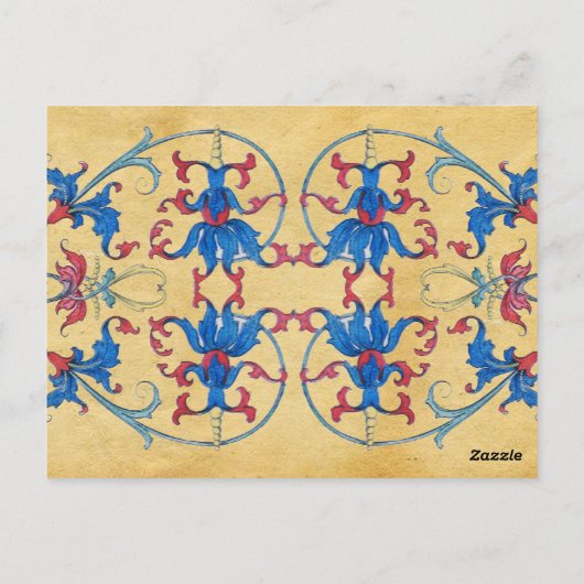 ANTIQUE RENAISSANCE TAROTS 2 / PAPIER ( WOHLTÄTIGK POSTKARTE (Rückseite)