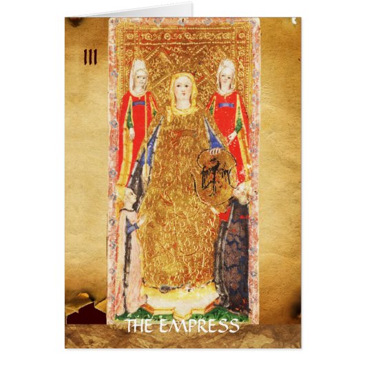 ANTIQUE RENAISSANCE TAROTS 3 / DIE EMPRESS (Vorne)