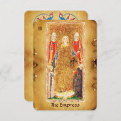 ANTIQUE RENAISSANCE TAROTS 3 / DIE EMPRESS ANKÜNDIGUNG (Vorne/Hinten)