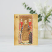 ANTIQUE RENAISSANCE TAROTS 3 / DIE EMPRESS POSTKARTE (Stehend Vorderseite)