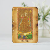 ANTIQUE RENAISSANCE TAROTS 5 / DAS POP ( Glaube ) Ankündigung (Stehend Vorderseite)