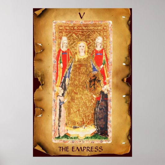 ANTIQUE RENAISSANCE TAROTS 5 / EMPRESS POSTER (Vorne)