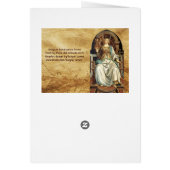 ANTIQUE RENAISSANCE TAROTS 5/ POPE (Hinten)