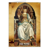 ANTIQUE RENAISSANCE TAROTS 5/ POPE (Vorne)