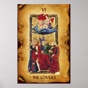 ANTIQUE RENAISSANCE TAROTS 6 / DIE LIEBER POSTER