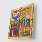 ANTIQUE RENAISSANCE TAROTS 6 / THE LOVERS QUADRATISCHE WANDUHR (Winkel)